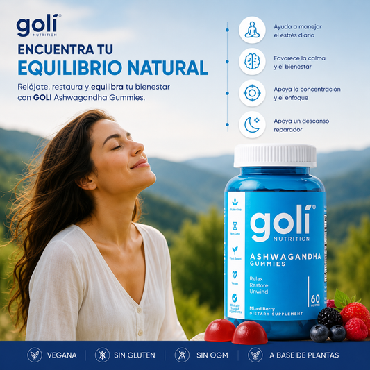Goli Ashwagandha Gummies: Bienestar, Equilibrio y Relajación