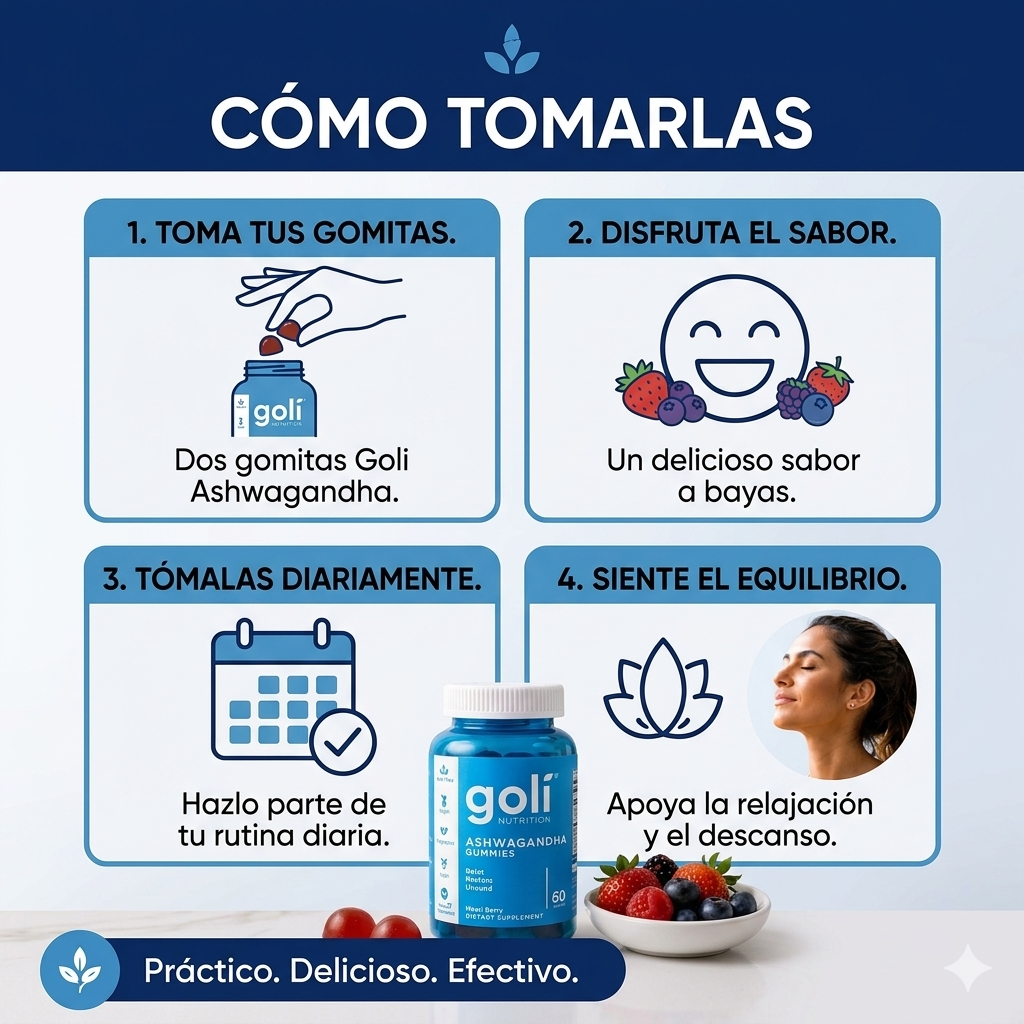 Goli Ashwagandha Gummies: Bienestar, Equilibrio y Relajación